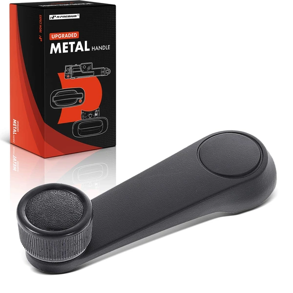 Black Upgraded Metal Interior Door Handle for 1991-1995 Dodge Grand Caravan