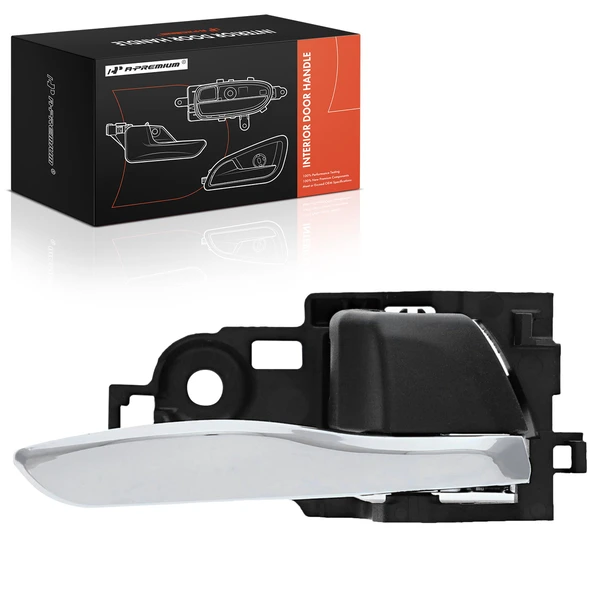 Passenger Chrome & Black Interior Door Handle for 2016-2022 Toyota Prius