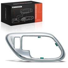 Front Driver Chrome Interior Door Handle Bezel with Lock Hole for 1996-1999 GMC C1500