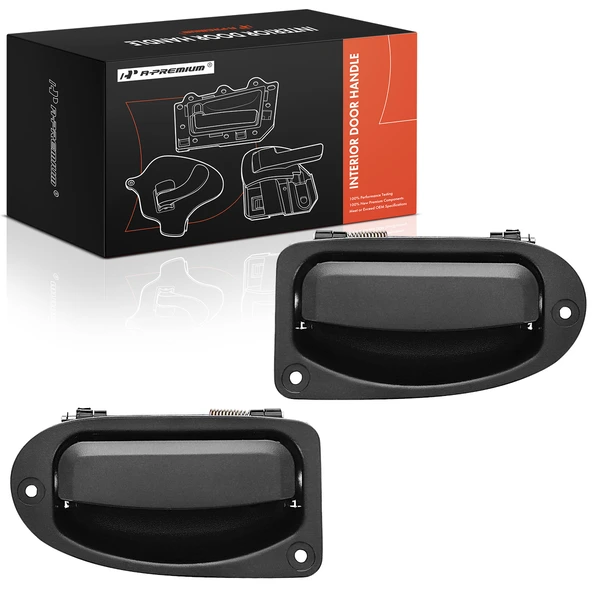 2 Pcs Rear Black Exterior Door Handle for 1998-2000 Mazda B2500