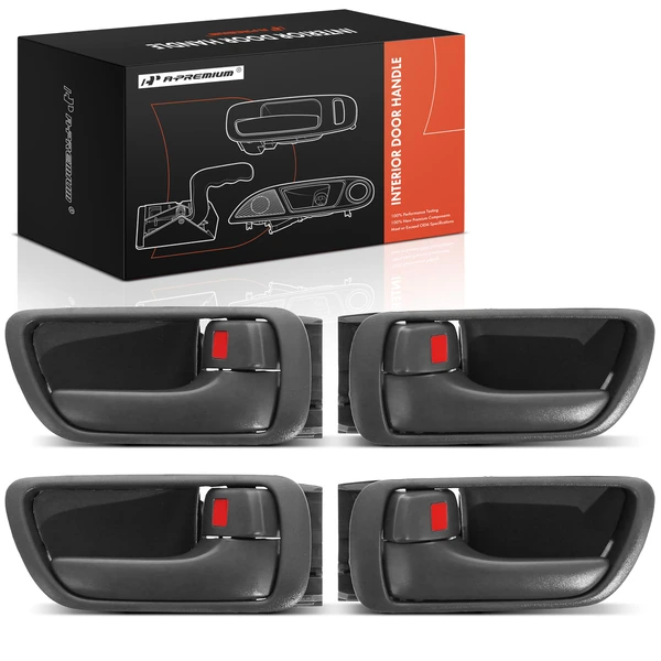 4 Pcs Front & Rear Gray Interior Door Handle for Toyota Camry