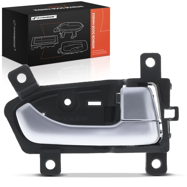 Front Passenger or Rear Passenger Silver Lever Interior Door Handle for 2011-2016 Kia Sportage