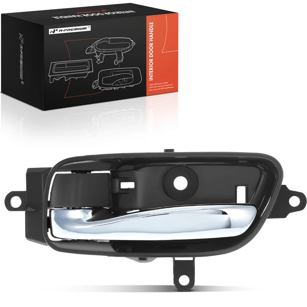 Front Driver or Rear Driver Chrome & Gray Interior Door Handle for 2013-2018 Nissan Altima