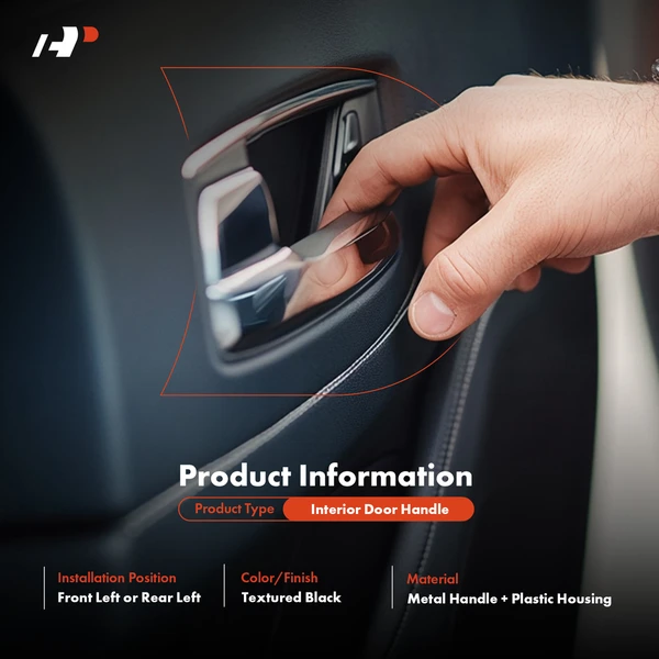 Black Interior Door Handle for Ford F-250 350 450 Super Duty