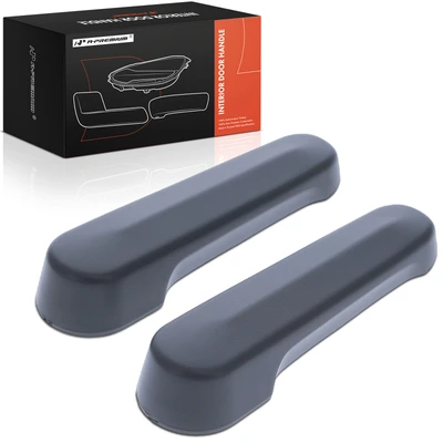 2 Pcs Rear Gray Interior Door Handle