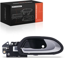Rear Passenger Silver Lever & Gray Interior Door Handle for 2006-2011 Honda Civic