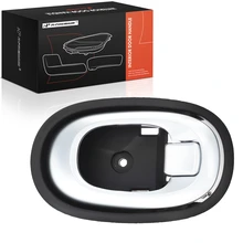 Front Passenger or Rear Passenger Silver & Black Interior Door Handle for 2014-2019 Kia Soul
