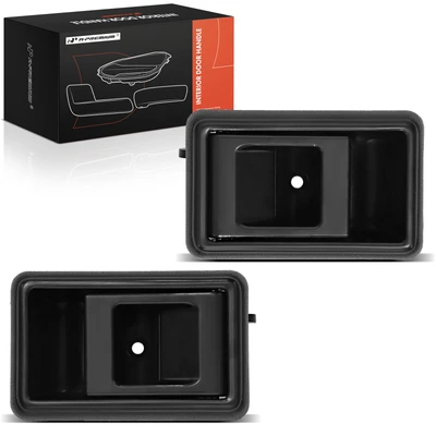 2 Pcs Black Interior Door Handle