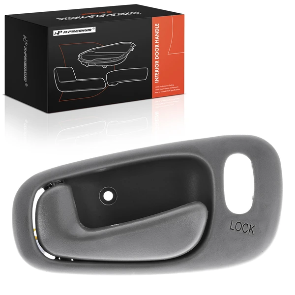Front Driver Gray Interior Door Handle for Chevrolet Prizm Toyota Corolla 98-02