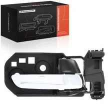 Front Passenger or Rear Passenger Chrome & Black Interior Door Handle