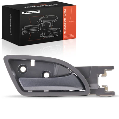 Front Passenger Gray & Silver Interior Door Handle