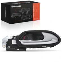 Front Passenger Silver & Gray Interior Door Handle for 2006-2011 Honda Civic