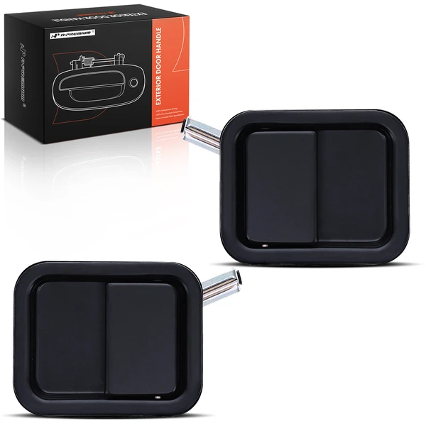 2 Pcs Front Black Exterior Door Handle for Sterling 825 Sterling Truck L7501