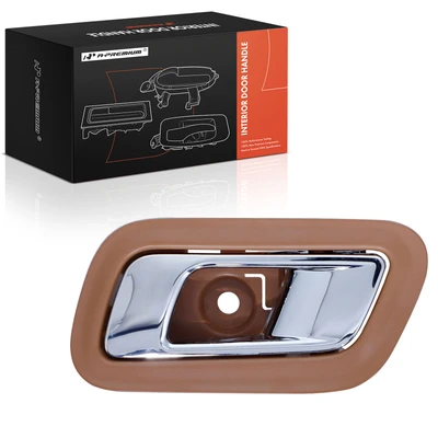 Rear Driver Chrome & Red Interior Door Handle