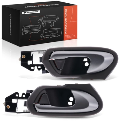 2pcs Front Driver & Passenger Interior Door Handle