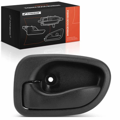 Front Driver or Rear Driver Black Interior Door Handle