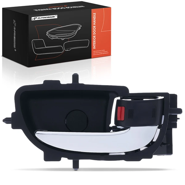 Front Passenger or Rear Passenger Chrome & Black Interior Door Handle for Toyota Corolla