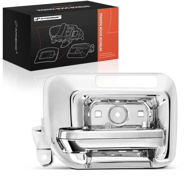 Front Driver Chrome Interior Door Handle for 2019 Chevrolet Silverado 1500 LD