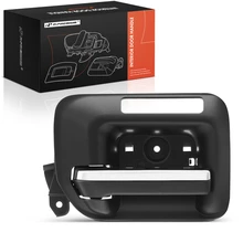 Front Driver Black & Chrome Interior Door Handle