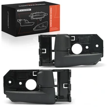 2 Pcs Driver & Passenger Black Interior Door Handle