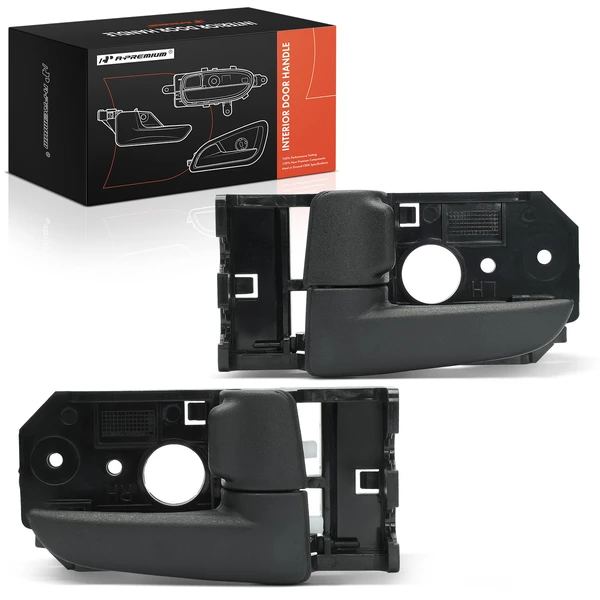 2 Pcs Driver & Passenger Black Interior Door Handle for Kia Spectra Spectra5