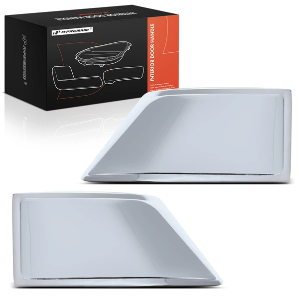 2 Pcs Silver Interior Door Handle for 1984-1994 Mercury Topaz
