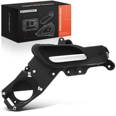 Front Passenger Chrome & Black Interior Door Handle