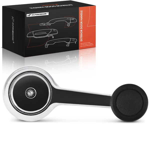 Driver or Passenger Chrome Window Crank Handle for Jeep Cherokee Wrangler