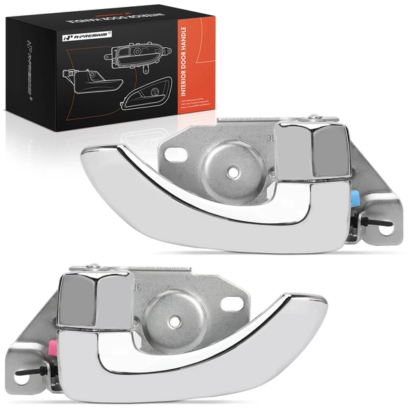 2 Pcs Rear Chrome Interior Door Handle for Kia Sorento 03-09