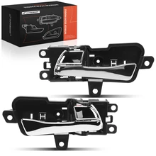 2 Pcs Driver & Passenger Silver Interior Door Handle for 2011-2014 Hyundai Sonata