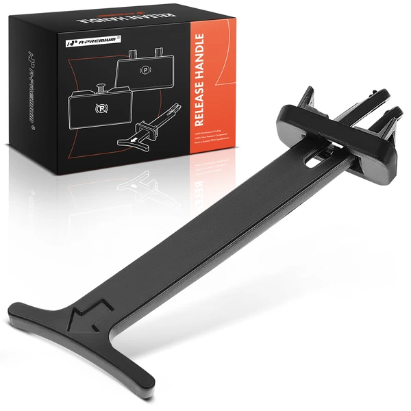 Black Hood Safety Latch Release Pull for Volkswagen Jetta 99-07 Sedan Plastic