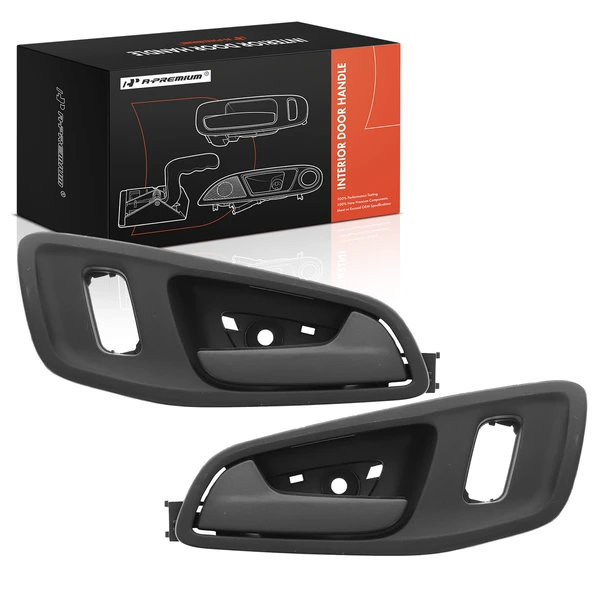 2 Pcs Front Black Interior Door Handle for 2013-2019 Ford Escape