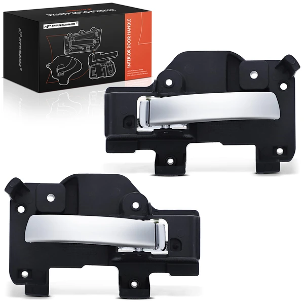 2 Pcs Front Chrome Interior Door Handle for Jeep Compass Patriot 2009-2017