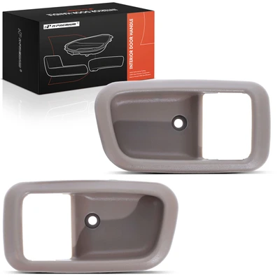 2 Pcs Front Driver & Passenger Fawn Interior Door Handle