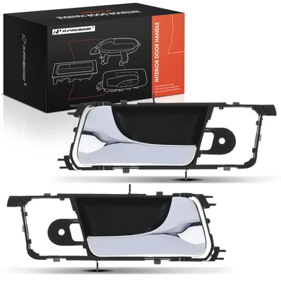 2 Pcs Front Chrome or Black Interior Door Handle