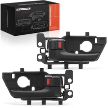 2 Pcs Black Interior Door Handle