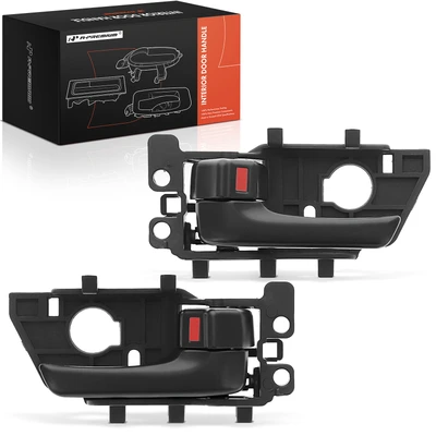 2 Pcs Black Interior Door Handle