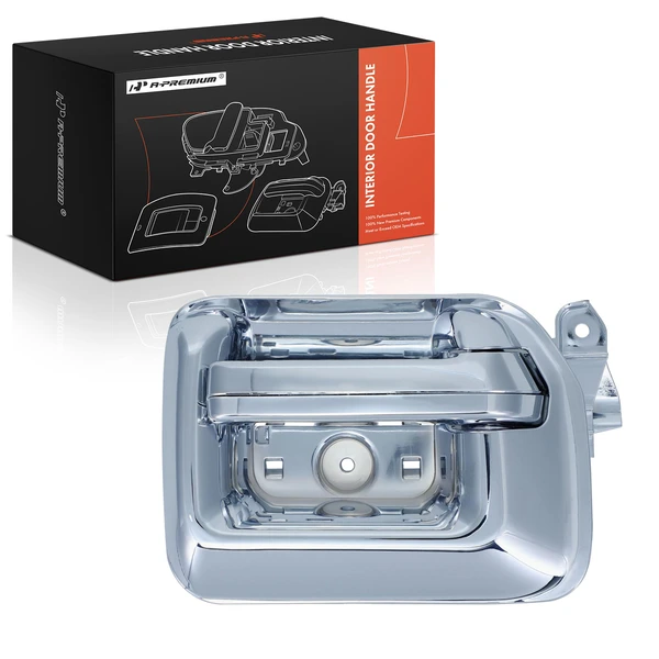 Front Driver Chrome Interior Door Handle for 2019 Chevrolet Silverado 1500 LD