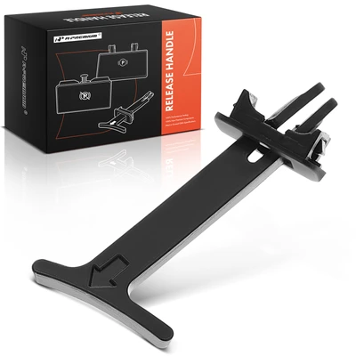 Black Hood Safety Latch Release Pull