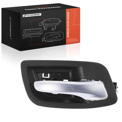 Rear Passenger Silver & Black Interior Door Handle