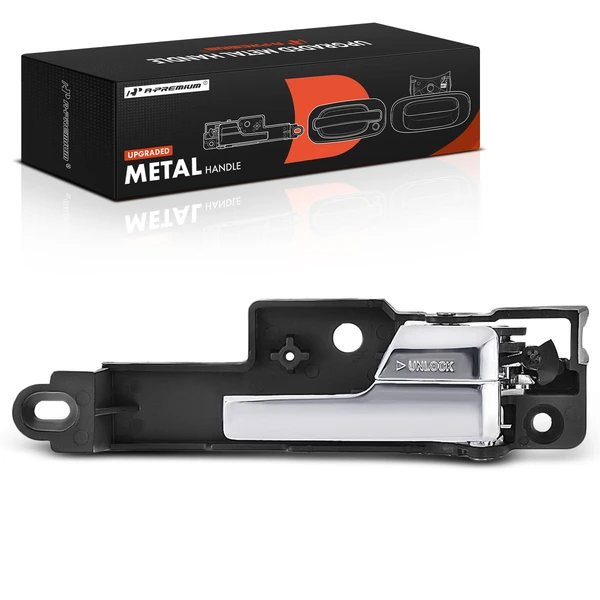 Front Passenger Chrome Upgraded Metal Interior Door Handle for Mercury Ford Fusion Lincoln