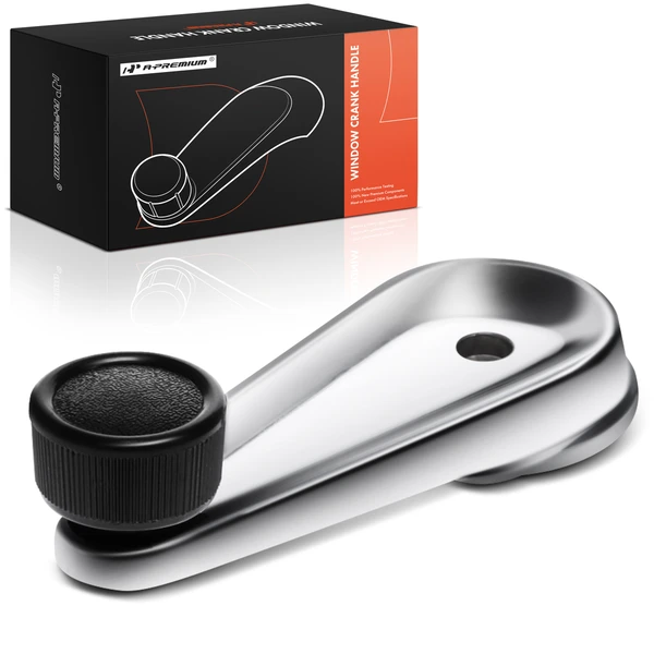 Driver or Passenger Chrome Window Regulator Handle for 1990-1997 International Harvester 4900