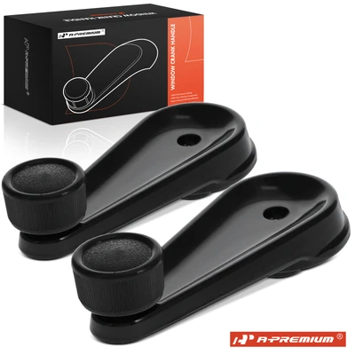 2 Pcs Driver & Passenger Window Regulator Handle