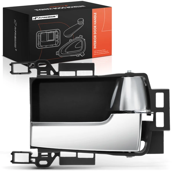 Front Passenger Chrome & Gray Interior Door Handle for 2019 Kenworth W990