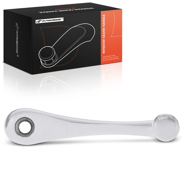 Front Driver or Passenger Chrome Window Crank Handle for 1995-2005 2007-2011 Peterbilt 330