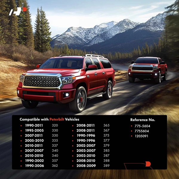 Front Driver or Passenger Chrome Window Crank Handle for Peterbilt 320 1990-2011 385 335 367 340