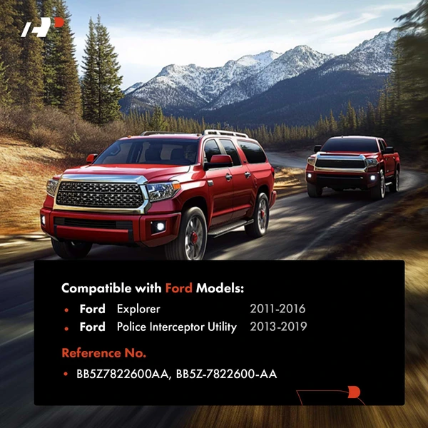 Rear Passenger Interior Door Handle for Ford Explorer Police Interceptor Utility