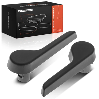 2 Pcs Front Black Interior Seat-Recline Handle