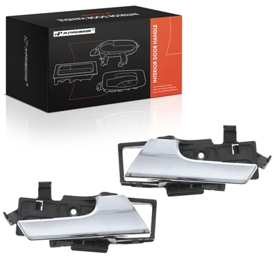 2 Pcs Front & Rear Chrome Interior Door Handle