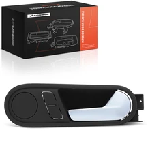 Front Passenger Silver+Black Interior Door Handle for 2012-2015 Volkswagen Beetle